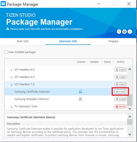 scosta make Samsung certificate